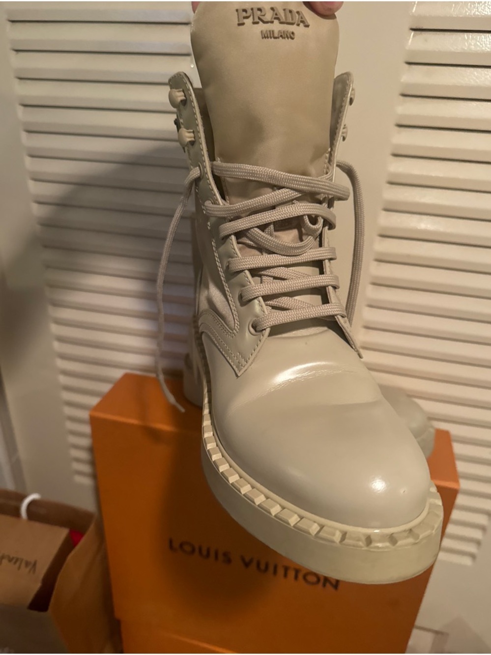 Prada Combat Boots 38 - Picture 2 of 3